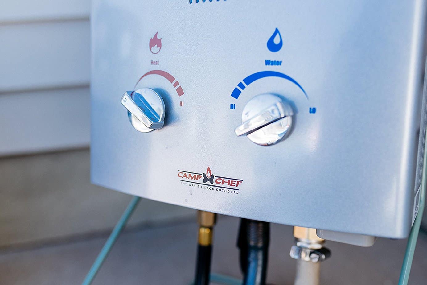 Easy to Use Camping Water Heater Showers Outside Pulse